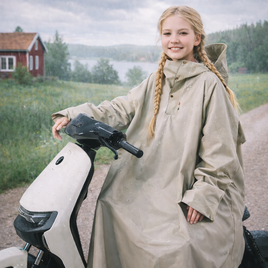 AllWeather – lång regnrock för pendling, promenader och cykling