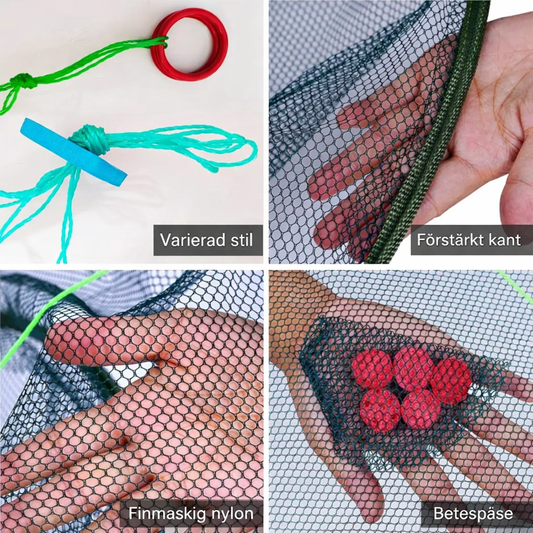 CatchPro – hopfällbart fisknät för fritidsfiske och utflykter