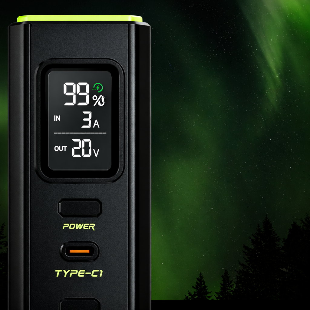TitanCharge 70K – 70 000 mAh powerbank med 100W USB-C PD