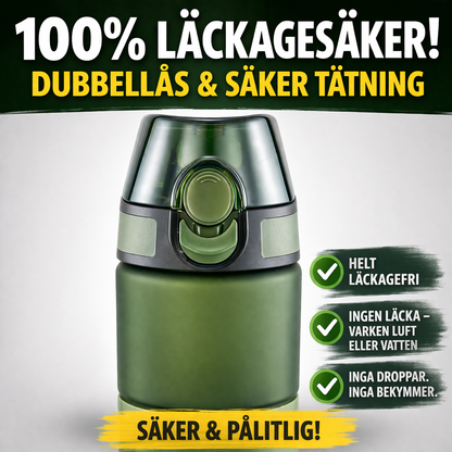 BeredES AquaTrek Filterflaska – Bärbar vattenrenare med flerlagers filter