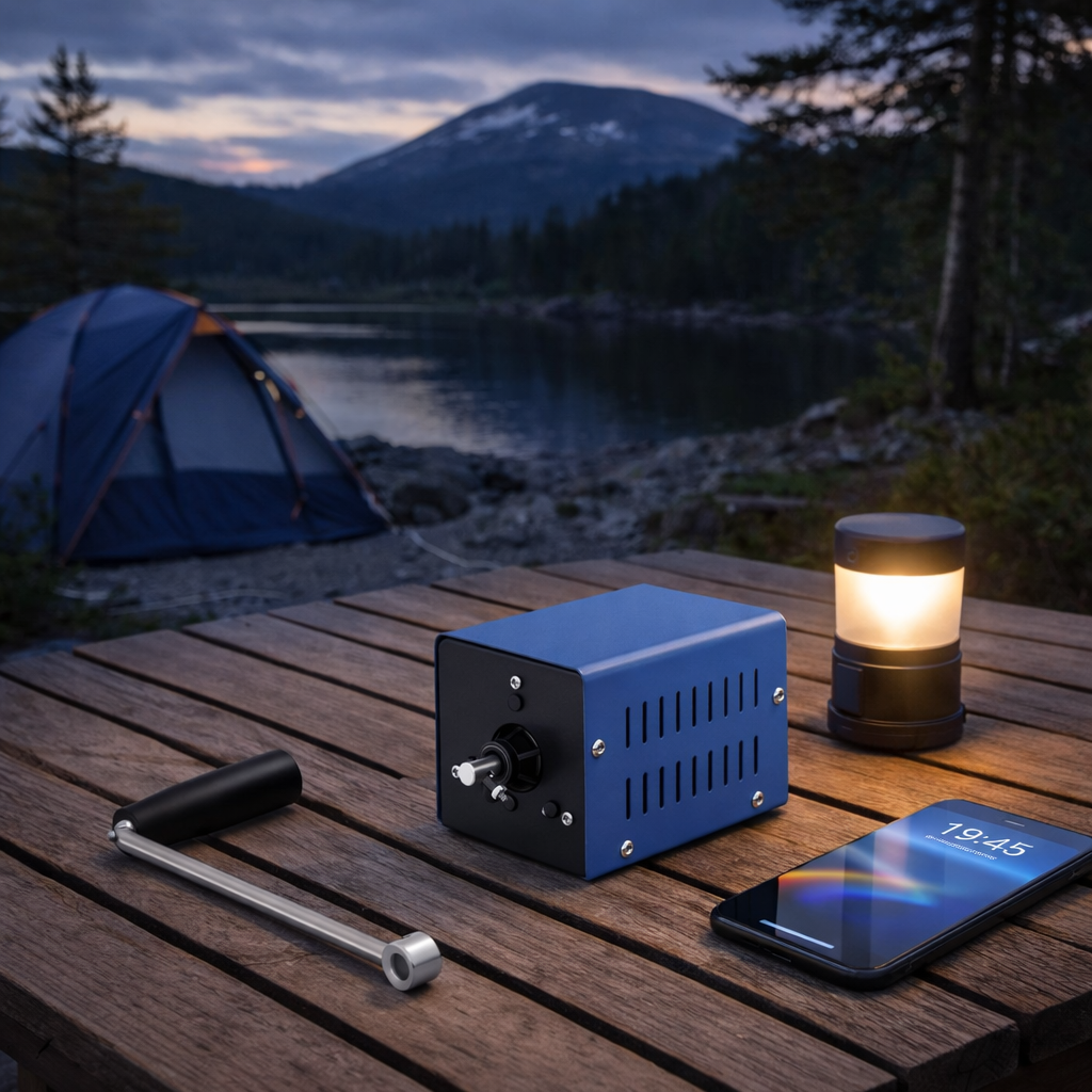 KraftVev 20W – manuell nödgenerator för mobil och små enheter