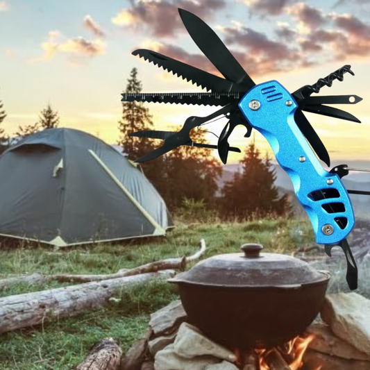 Allround 14-i-1 – kompakt multiverktyg för camping och vardag